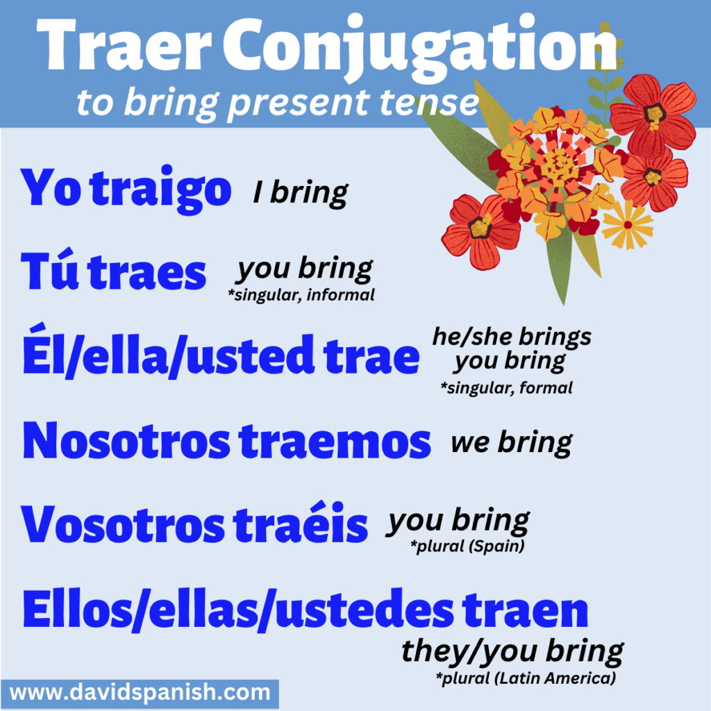 Traer Conjugation: How To Conjugate To Bring In Spanish